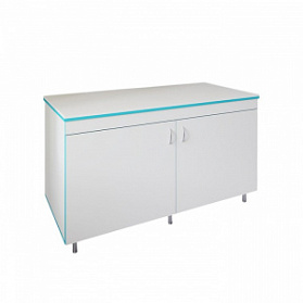 Закрытый стол для работы стоя со столешницей из монолитной керамики СЛЗ НВК 1500 МОН Закрытый стол для работы стоя со столешницей из монолитной керамики СЛЗ НВК 1500 МОН