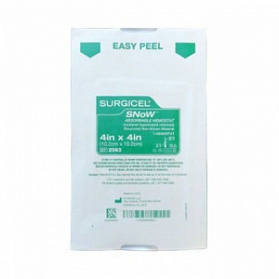 Серджисел СНоУ материал гемостатический рассасывающийся 2.5 х 5.1 см