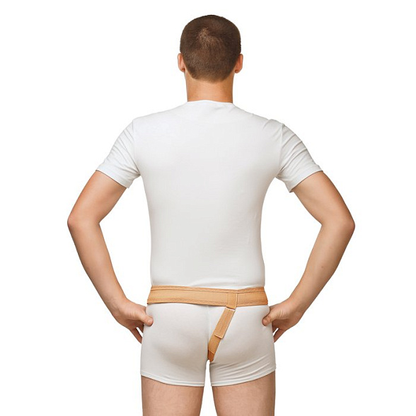 Бандаж фиксирующий грыжевый паховый односторонний размер 2