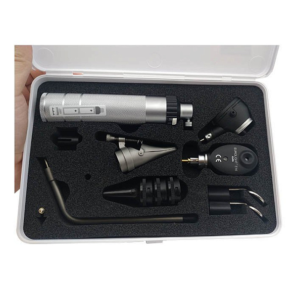 Диагностический набор Бейсик С10/Е16 KaWe - офтальмоскоп 6 апертур и отоскоп с принадлежностями