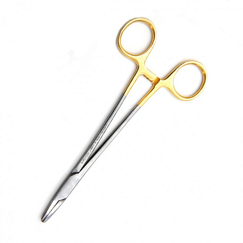 Иглодержатель общехирургический с твердосплавными пластинами 160мм