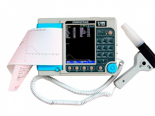 Спирограф СМП-21/01-"Р-Д"  НПП Монитор, Россия (с внешним лазерным принтером и дополнительными аксессуарами)