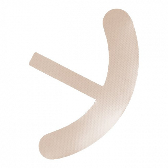 Пластина WinnerPlast с мягким силиконовым покрытием бежевый, форма полумесяц, 1 шт, WINNER MED