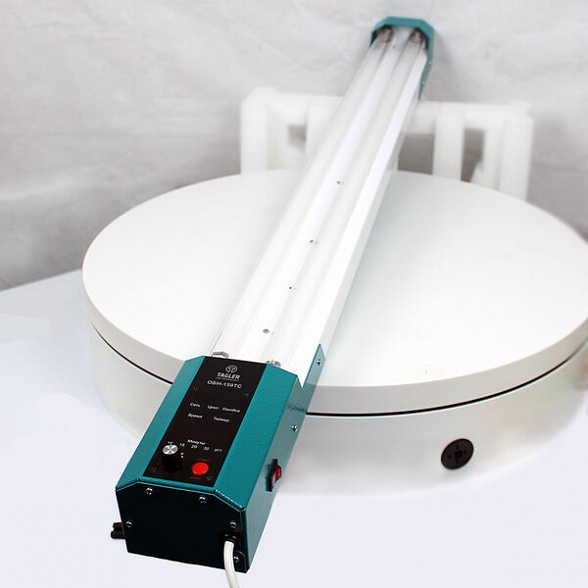 Ультрафиолетовый бактерицидный облучатель открытого типа ТАГЛЕР ОБН-150ТС (с таймером, 2x30 Вт)