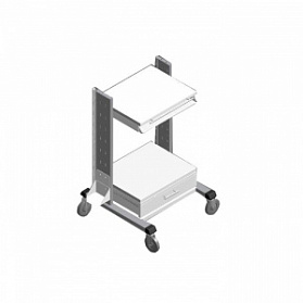 Стойка эндоскопическая аппаратная Модель 1201 (1201Ш)