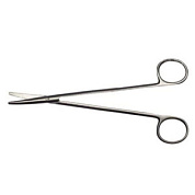 Ножницы METZENBAUM изогнутые, 175 мм, р.ч. 2,5 мм (с узкими закругленными лезвиями)