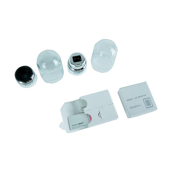 Аппарат для диагностики кожи (дерматоскопия) и волос (трихоскопия) под увеличением Aramo Smart Wizard ASW-100 с принадлежностями