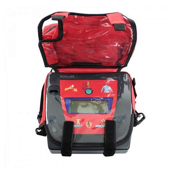Дефибриллятор Fred Easy (SCHILLER) с полуавтоматическим режимом дефибрилляции, с отображением ЭКГ