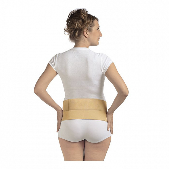Бандаж эластичный для беременных модель 0601 размер 2 (бежевый)
