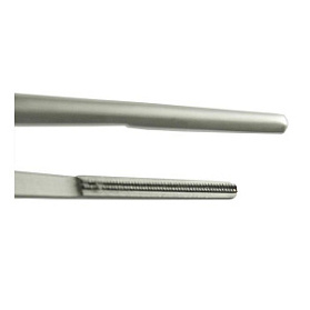 Пинцет анатомический с атравматической нарезкой 200х2,5 мм Surgicon