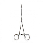 Зажим кишечный эластичный для детей, изогнутый, 175 мм. Surgiwell