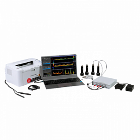 «Комплексмед», исполнение 1.3 - анализатор ультразвуковой допплеровский скорости кровотока двухканальный, с функцией двухканального эхоэнцефалографа, во внешнем корпусе с ноутбуком