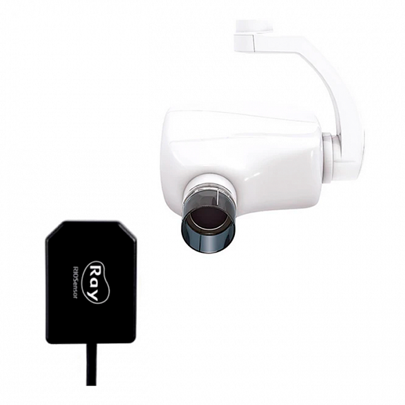 Комплект DEXIS FOCUS и RIOSensor RIS500 - высокочастотный настенный рентгеновский аппарат с визиографом