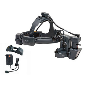 Офтальмоскоп налобный OMEGA 500 (с DV1) с ксенон-галогеновым освещением с принадлежностями (С-004.33.561), Heine