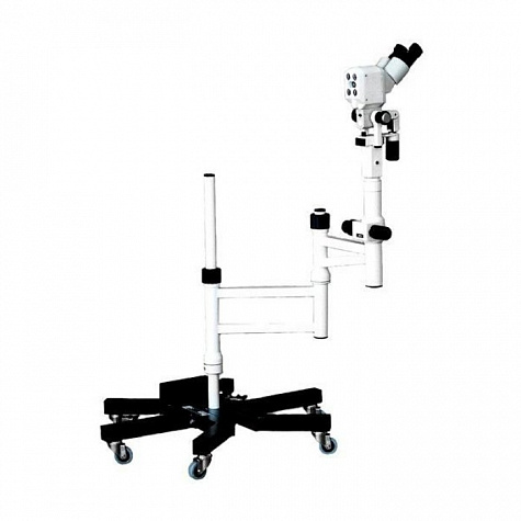 Кольпоскоп на консольном штативе (бинокулярный, светофильтр, фиксированное увеличение, светодиодный осветитель), мод. 054