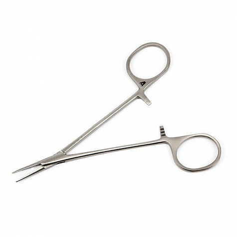 Зажим микроартериальный, прямой, Москит, 127 мм (блестящие)