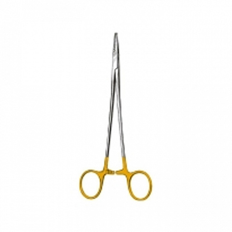 JT-24-623 Зажимной инструмент Иглодержатель твердосплавный, 20см De Bakey