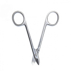 Ножницы BEEBEE, вертикально изогнутые, 125 мм (Н-79р), МИЗТ