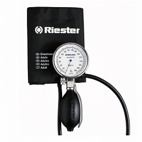 Механический тонометр Precisa N, детская манжета на липучке, пластик/металл, 63 мм диаметр, 1 шланг, Riester