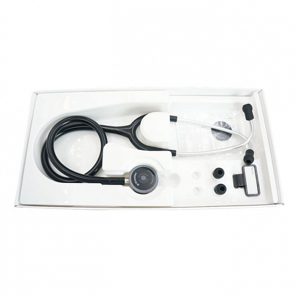 Duplex 2.0 Baby стетоскоп для детей, нержавеющая сталь, черный, Riester