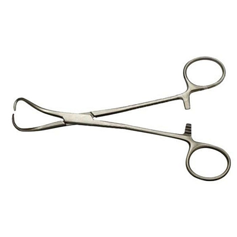 Зажим с кремальерой для операционного белья 150 мм ПТО Медтехника