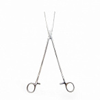 Зажим кровоостанавливающий, зубчатый, прямой, №3, 270 мм. Surgiwell