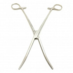 Зажим кровоостанавливающий зубчатый изогнутый N 3 270мм