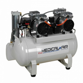 Eluan EYK50 - безмасляный компрессор для одной стоматологической установки, с осушителем, с ресивером 50 л, 110 л/мин