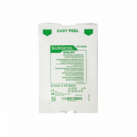 Серджисел СНоУ материал гемостатический рассасывающийся 5.1 х 10.2 см