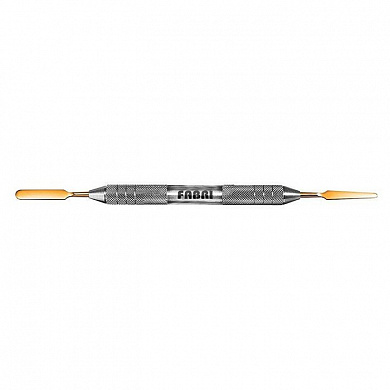 Двухсторонний шпатель GOLD F (арт 1508F TiN) FABRI