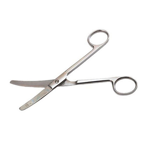 Ножницы мед.твердоспл.вертик-изогнутые тупоконечные 170 мм Sammar