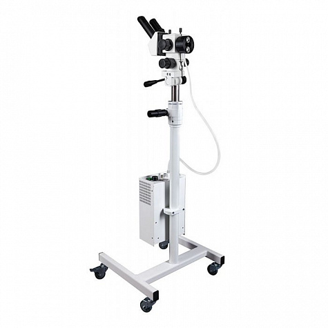 Кольпоскоп КС-02 «Классик» вариант 100, прямой штатив, Н-образное основание