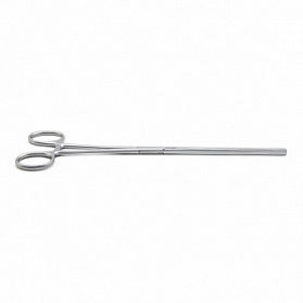 Зажим медицинский DOYEN, кишечный эластичный, для взрослых, прямой, 235 мм (З-40-1р), МИЗТ