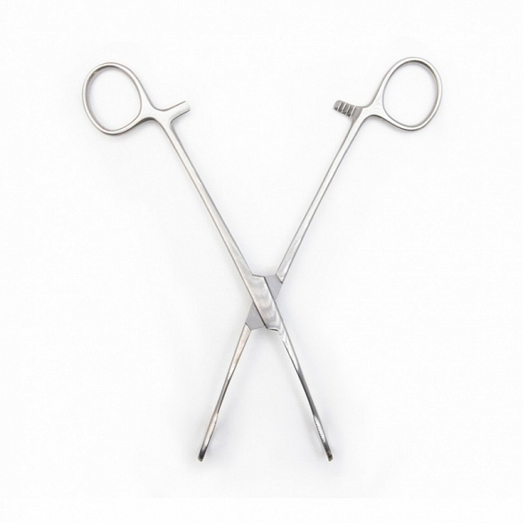 Щипцы окончатые для захватывания опухоли мозга 200мм