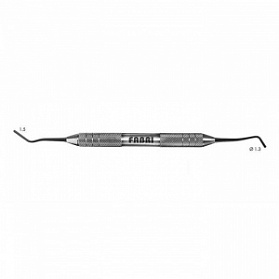 1314F Black Штопфер-гладилка малая, FABRI серия BLACK