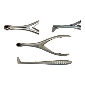 Зеркало носовое прямое с длиной губок 17мм