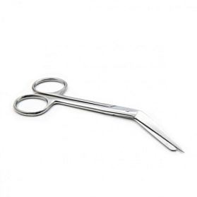 Ножницы для вскрытия сосудов, горизонтально-изогнутые, 135 мм. Surgiwell