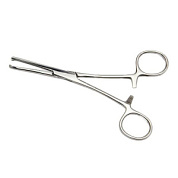 Зажим кровоостанавливающий 1х2-зубый зубчатый прямой №1 ПТО Медтехника