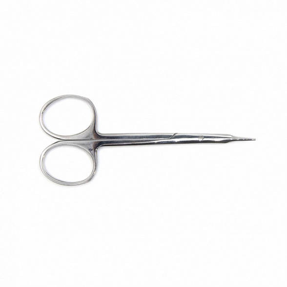 Ножницы роговичные тупоконечные, вертикально-изогнутые, 110 мм. Surgiwell