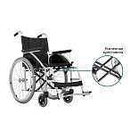 Инвалидная кресло-коляска механическая Ortonica Base Lite 150