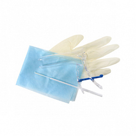 Набор гинекологический смотровой одноразовый стерильный «Ева» (Зеркало полимерное по Куско №1, салфетка Б-16, перчатки латексные размер M), 2 компл