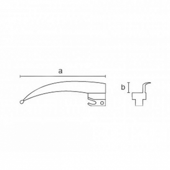 Клинок Macintosh (изогнутый) №4 Металл, LED