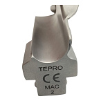 Клинок TEPRO Macintosh С №2 (изогнутые, зубосберегающие) многоразовые, KaWe