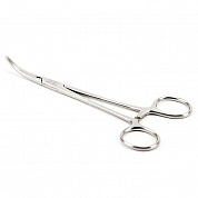 Зажимной инструмент (зажим) сосудистый, атравматический, по ДеБеки Ранкину 16 см (изогнутый)