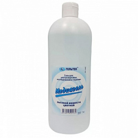 Гель для УЗИ "МЕДИАГЕЛЬ" 1,0 кг высокой вязкости, цветной