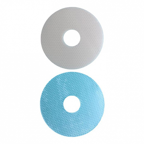 Пластина WinnerPlast с мягким силиконовым покрытием бежевый, форма круг, 1 шт, WINNER MED