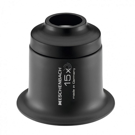 Лупа техническая каменная Eschenbach Stone magnifier, диаметр 13 мм, 15.0х