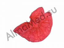 Бахилы гладкие на цельной разинке цвет красный 1,6 гр. (100 шт/упак), Китай