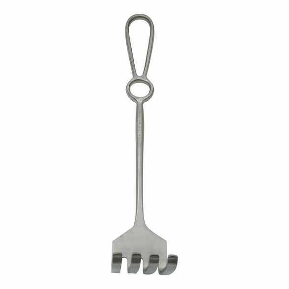 Крючок хирургический тупой четырехзубый N 4