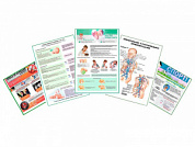 Комплект плакатов для кабинета педиатра глянцевый А1/А2 (глянцевый A2)